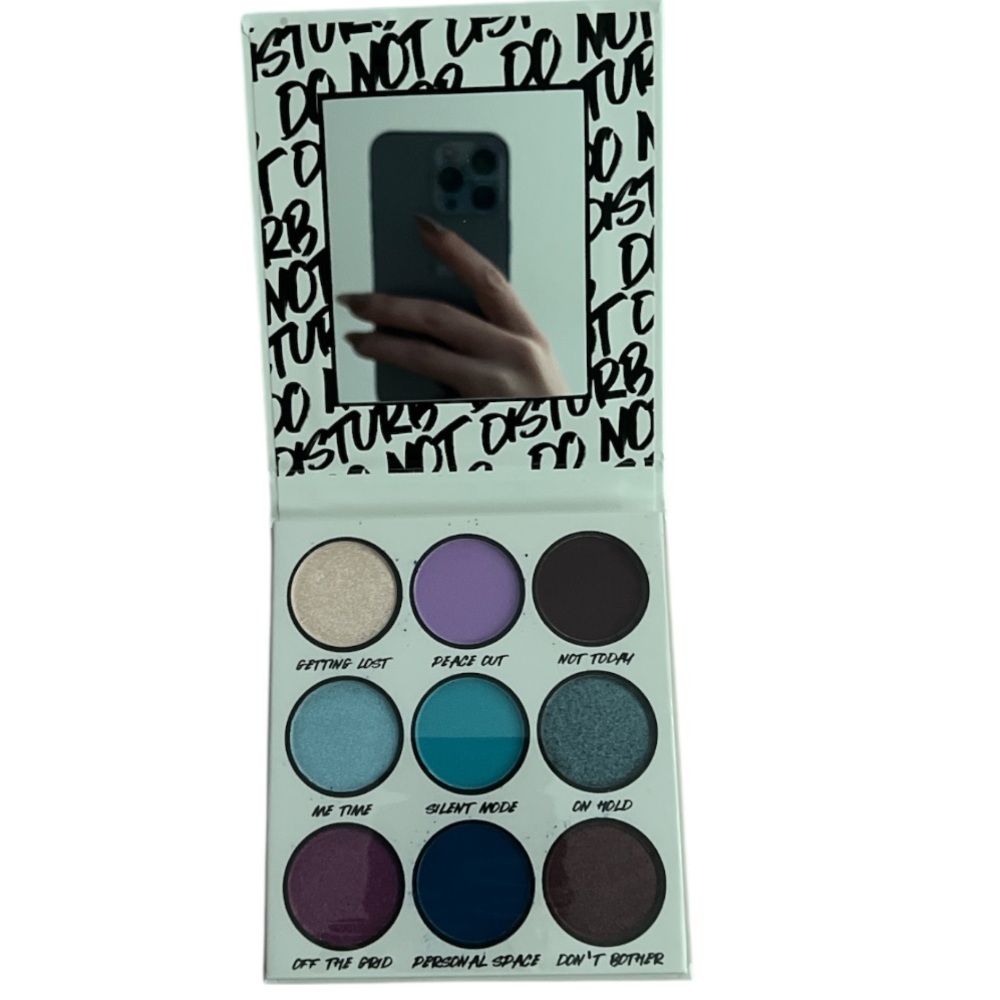 bh cosmetics Do Not Disturb Eyeshadow Palette New 9 Color Palette - Picture 2 of 2